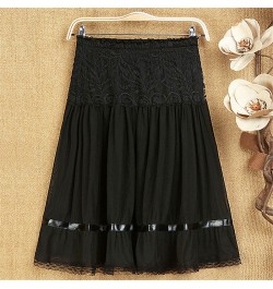 Vintage Casual Pleated 2023 Better Lace Skirts Grace Fashion Women Large Size Print Bohemia Medium Beautiful Lady L $31.74 - ...