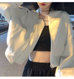 Basic Jackets Women Spring Cropped Outwear Ladies Clothing Korean Style Fashion Solid Leisure All-match Streetwear Outerwear ...