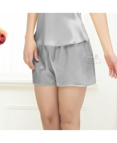 Women's 100% Real Silk Night Sleep Shorts Undershorts Sleepwear Leggings 3096 $44.09 - Sleepwears