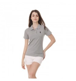 High-Quality Fabric Women's Summer Short-Sleeved Polo Shirt Pure Cotton Loose Solid Color Lapel Summer T-Shirt Top $37.41 - T...