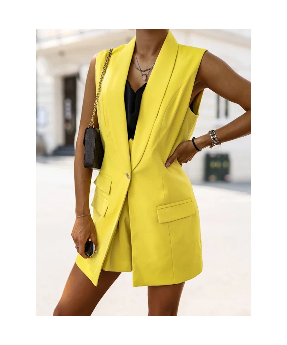 2022 Spring Autumn Women Casual Coat Vest Turn Down Collar Office Long Vest Jacket Elegant Female Solid Button Slim Waistcoat...