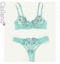 Bras For Women Embroidery Flower Sexy Soutien Gorge Femme Transperant Bralette Women Underwear Push Up Sujetadores Para Mujer...