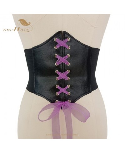 New Fashion Coffee Corset Top for Women VD2631 Elastic Wide Waist Belt Gothic Clothes Gorset $22.60 - Underwear