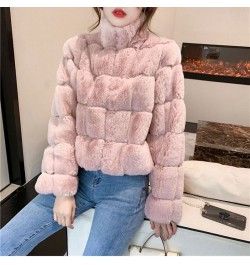 French Fashion Women's Short Coat Mink Fur-like Warm Ladies Loose Wild Rex Rabbit Fur Winter Casual Coat Wome $64.18 - Jacket...