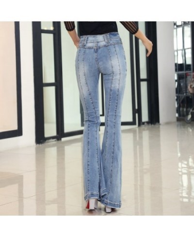 Stretching Flare Jeans Women Long Stretching Bell-Bottoms Jeans for Girls Trousers for Women Jeans $67.11 - Jeans