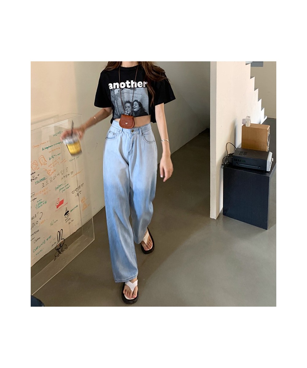 Spring Summer Woman's Loose Gradient Color Denim Harem Pants Lovely Female Jeans $52.16 - Jeans