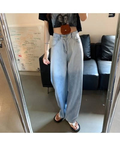 Spring Summer Woman's Loose Gradient Color Denim Harem Pants Lovely Female Jeans $52.16 - Jeans