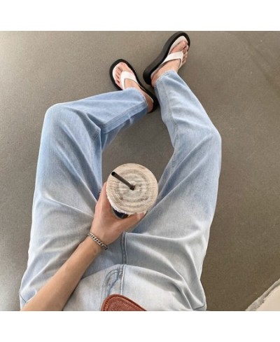 Spring Summer Woman's Loose Gradient Color Denim Harem Pants Lovely Female Jeans $52.16 - Jeans