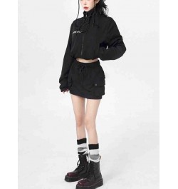 2023 Spring Two Piece Skirt Sets Women Sexy Sport Wear Coat+Mini Skirt Suit Female Korean Fashion Casual High Street Vintage ...