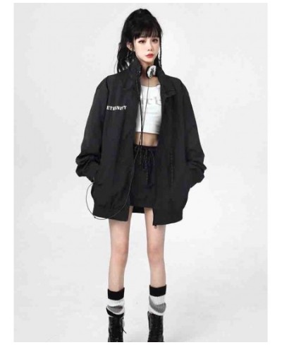 2023 Spring Two Piece Skirt Sets Women Sexy Sport Wear Coat+Mini Skirt Suit Female Korean Fashion Casual High Street Vintage ...