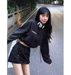 2023 Spring Two Piece Skirt Sets Women Sexy Sport Wear Coat+Mini Skirt Suit Female Korean Fashion Casual High Street Vintage ...