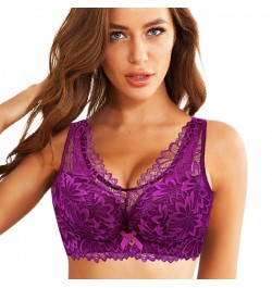 Sexy Bra Lace Women's Bra Push Up Underwear Women Lingerie Confortable Bras Embroidery Thin Bralette Female B C D Cup $23.10 ...