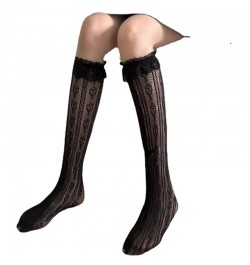 Women Lolita White Lace Calf Socks JK Sexy Stockings $20.36 - Underwear