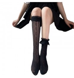 Women Lolita White Lace Calf Socks JK Sexy Stockings $20.36 - Underwear