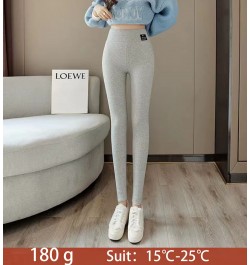 2023 Winter Women Pants Thermal Fleece Thicken Leggings High Waist Ribbed Leggings Women Solid Comfortable Warm Stretchy $27....