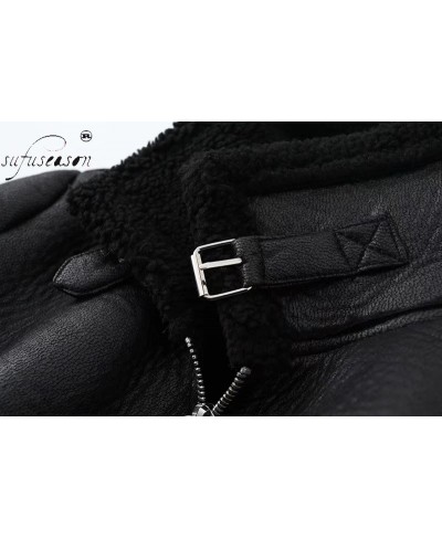 Short Fur Coat Heavy Cropped Faux Leather Women's Padded Blackn Fake Fur Jacket Furry Coats for Woman Winter 2022 ZA Fashion ...