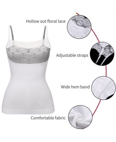 Shaperwear Compression Camisole Women Body Shaper Tummy Control Floral Patchwork Tank Tops Slimming Waist Trainer Seamless Ve...