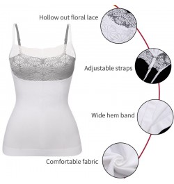 Shaperwear Compression Camisole Women Body Shaper Tummy Control Floral Patchwork Tank Tops Slimming Waist Trainer Seamless Ve...