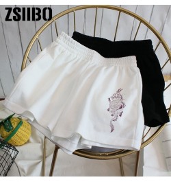 2023 Shorts female dragon print stretch cute girl sweet Harajuku colorful simple oversized trousers female Women's sport shor...