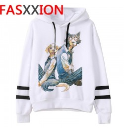 Beastars Legoshi hoodies men harajuku Korea men hoddies hoody Oversized $27.92 - Hoodies & Sweatshirts