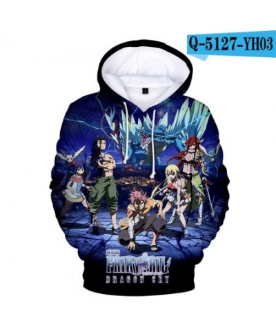 Fairy Tail Hoodies Sweatshirt Japanese Anime Sweatshirts Men Clothing Harajuku Boys Kids Pullovers Oversized Outwear $35.90 -...