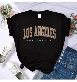 American city Los Angeles California Women Tshirt Brand Summer T Shirt Casual Sport Tee Clothes Street Harajuku Crop Top T $2...