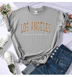 American city Los Angeles California Women Tshirt Brand Summer T Shirt Casual Sport Tee Clothes Street Harajuku Crop Top T $2...