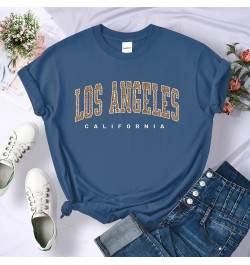 American city Los Angeles California Women Tshirt Brand Summer T Shirt Casual Sport Tee Clothes Street Harajuku Crop Top T $2...