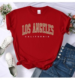 American city Los Angeles California Women Tshirt Brand Summer T Shirt Casual Sport Tee Clothes Street Harajuku Crop Top T $2...