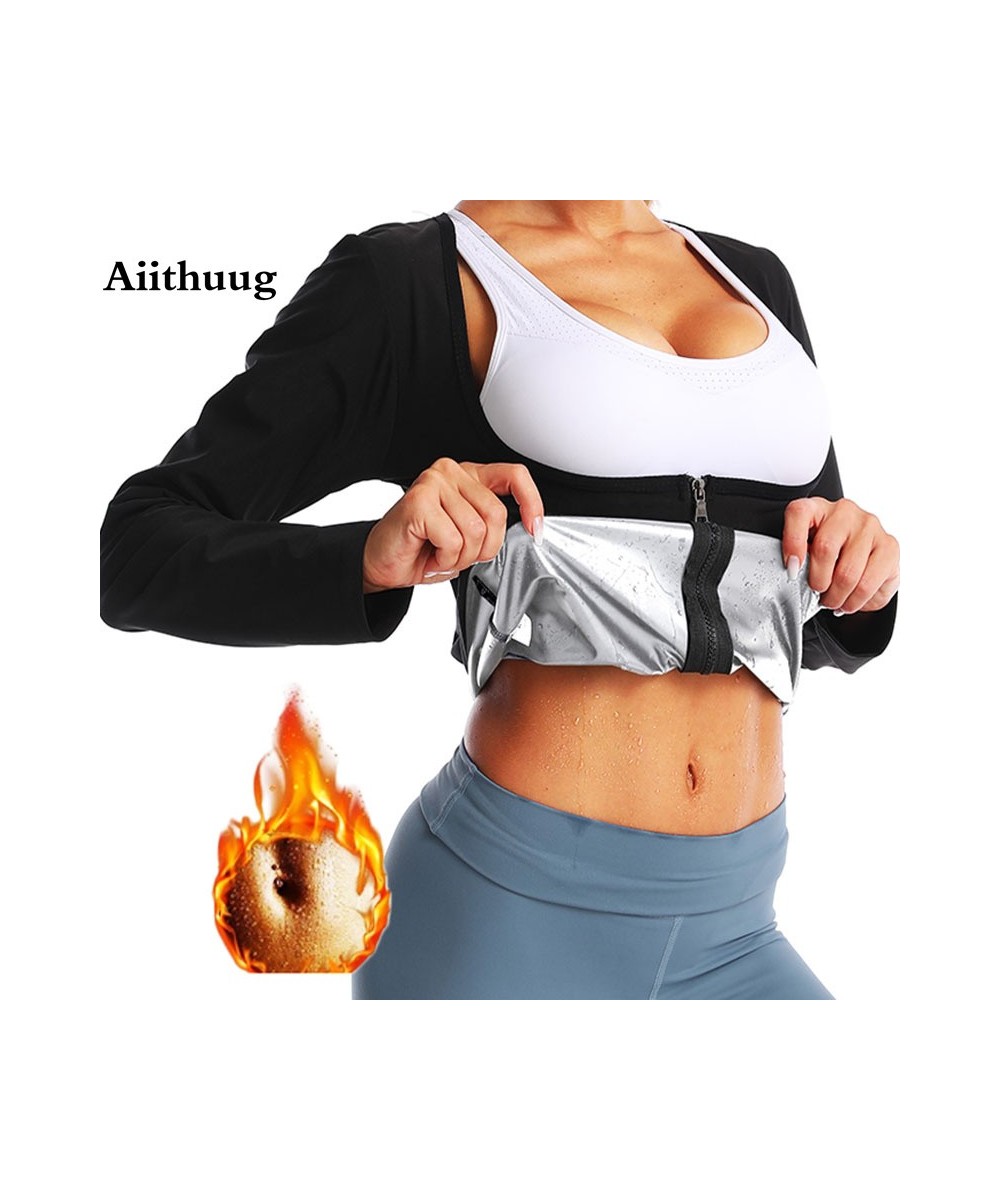 Waist Trainer Body Shaper Shirts Sauna Suits 5XL Gym Tops 5 Times Sweating Slimming Fat Burn Hot Sweat Shirt Shapewear $23.88...