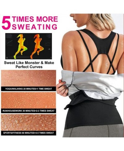 Waist Trainer Body Shaper Shirts Sauna Suits 5XL Gym Tops 5 Times Sweating Slimming Fat Burn Hot Sweat Shirt Shapewear $23.88...