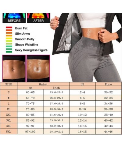 Waist Trainer Body Shaper Shirts Sauna Suits 5XL Gym Tops 5 Times Sweating Slimming Fat Burn Hot Sweat Shirt Shapewear $23.88...