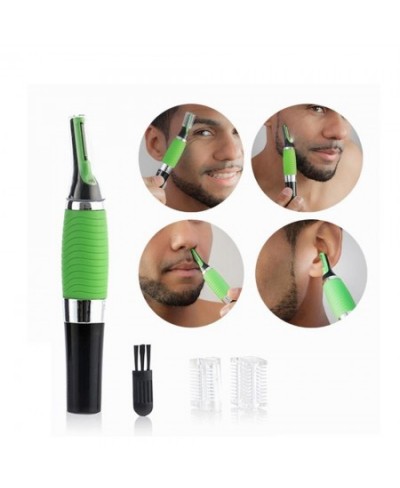 Short hairs nose and ear Micro Touch short hairs nose and ear with adjustable Combs precision trimmer for eyebrows with comb ...