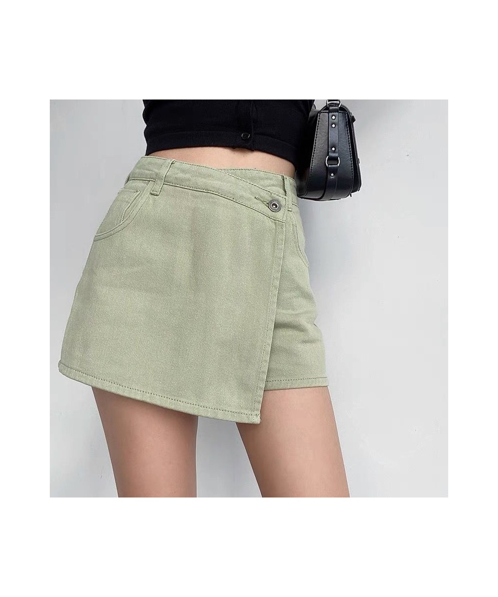 Mini Denim Skirts Women Slim Chic Vintage Summer Asymmetrical Hotsweet Streetwear Design Ulzzang Student Harajuku Y2k Faldas ...