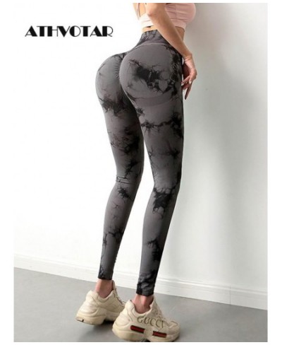 Women Sexy Bubble Butt Leggings High Waist Seamless Sport Fitness Push Up Gym Leggings Women Workout Leggings $30.36 - Bottoms