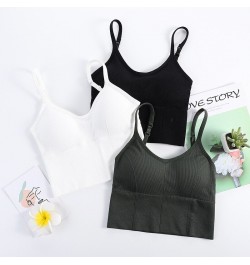 Chest wrap bra inner strap no steel ring sports bottom underwear vest ladies $18.77 - Underwear