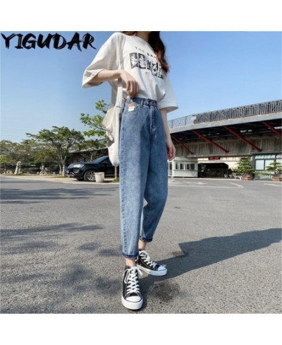 Vintage Jeans Woman Wide Leg High Waist Jeans For Women Loose Denim Pants y2k Casual Wide Leg Pants Streetwear Jeans Women $4...