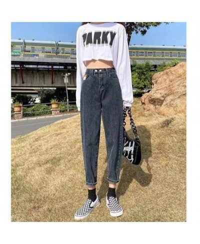 Vintage Jeans Woman Wide Leg High Waist Jeans For Women Loose Denim Pants y2k Casual Wide Leg Pants Streetwear Jeans Women $4...