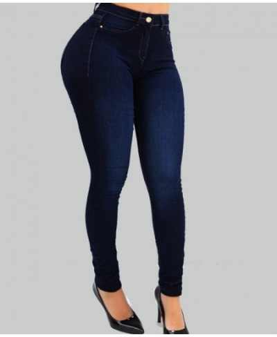 Women's Jeans Street Trend Solid Color High-waist Stretch Slim-fit Denim Pants Shaping High Waisted Jeans Women Vintage Jeans...