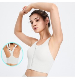 Women Wireless Racerback Moisture-Wicking Stretch Shockproof Sports Bra with Compression Support Tank Big Chest Looks Small T...