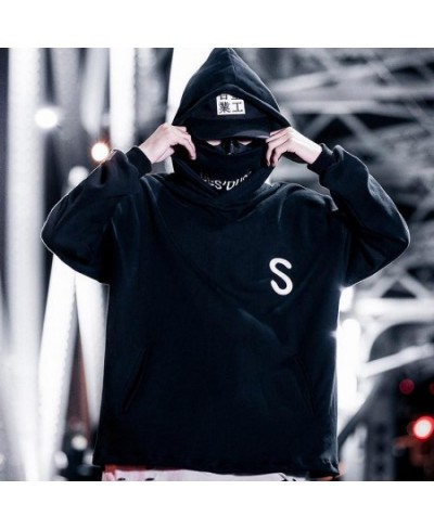 5XL Japanese Streetwear Hoodie Men Harajuku Neck Fish Mouth PulloversSweatshirts Oversized Hip Hop Hoodies Women $37.94 - Hoo...