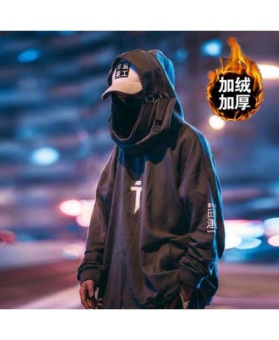 5XL Japanese Streetwear Hoodie Men Harajuku Neck Fish Mouth PulloversSweatshirts Oversized Hip Hop Hoodies Women $37.94 - Hoo...