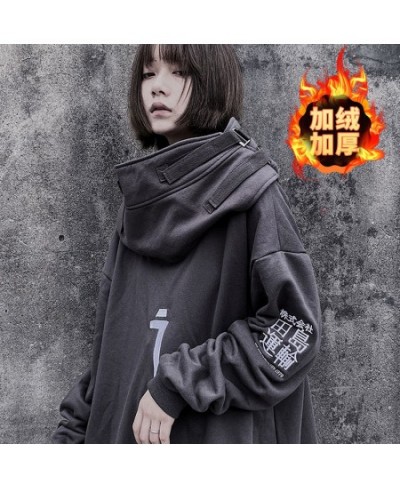 5XL Japanese Streetwear Hoodie Men Harajuku Neck Fish Mouth PulloversSweatshirts Oversized Hip Hop Hoodies Women $37.94 - Hoo...