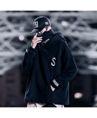 5XL Japanese Streetwear Hoodie Men Harajuku Neck Fish Mouth PulloversSweatshirts Oversized Hip Hop Hoodies Women $37.94 - Hoo...