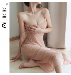 Mesh Night Dress Sexy Women Sleepwear Suspender Nightdress Home Suit Lingerie Backless Camisolas Nightgown Sleep Shirts $22.1...