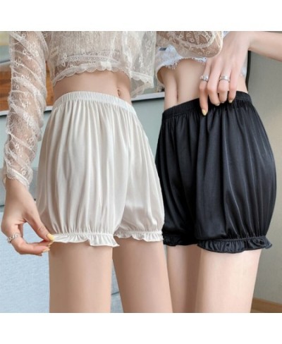 Ruffle Women Shorts Frilly Bloomers Solid Color Safety Pants For Girl Ladies Lolitam Panties 2022 New High Quailty Underwear ...