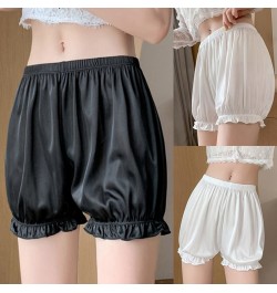 Ruffle Women Shorts Frilly Bloomers Solid Color Safety Pants For Girl Ladies Lolitam Panties 2022 New High Quailty Underwear ...