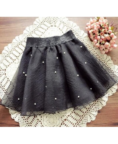 Fashion Women's Skirt Beads High Waist Skirt Pleated Floral Short Mini Skirt Skater Women Knee-Length Skirts $23.50 - Skirts