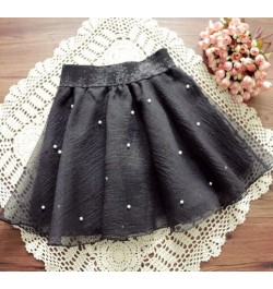 Fashion Women's Skirt Beads High Waist Skirt Pleated Floral Short Mini Skirt Skater Women Knee-Length Skirts $23.50 - Skirts