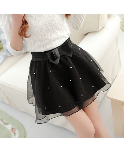 Fashion Women's Skirt Beads High Waist Skirt Pleated Floral Short Mini Skirt Skater Women Knee-Length Skirts $23.50 - Skirts